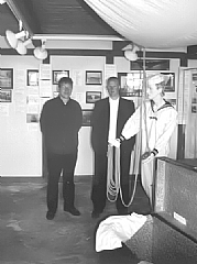 Kjell Magnus Økland og Knut Arne Grøteide laga utstilling i 2001.